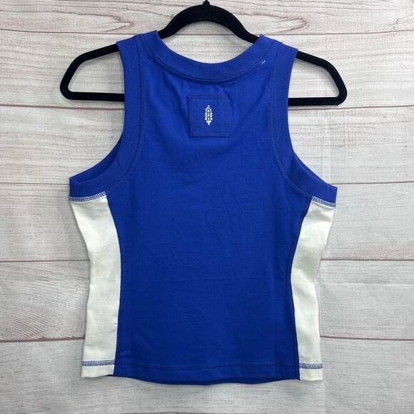 New Free People Movement Powerwalk Tank In Radiant Blue Women's Size Small - Picture 7 of 8